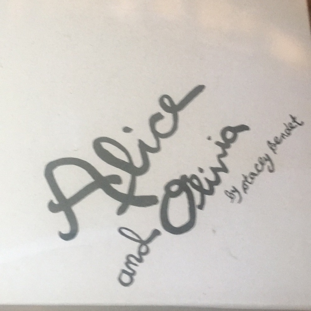 Alice and Olivia heels worn one time.